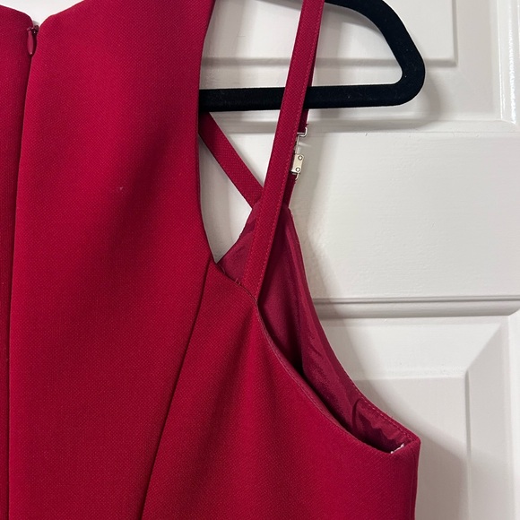 Versace One Shoulder Asymmetrical Red Dress - Picture 6 of 6